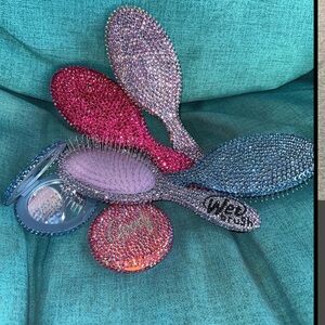 Wet Brush Sparkle Hair Brush Set - Pink, Purple, Blue